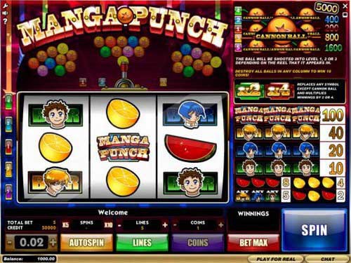 Manga Punch Slot