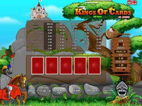 Kings Of Cards Game by CasinoWebScripts