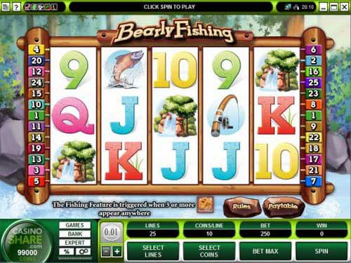 Bearly Fishing Slot