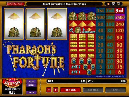 Pharaoh's Fortune Slot by Microgaming