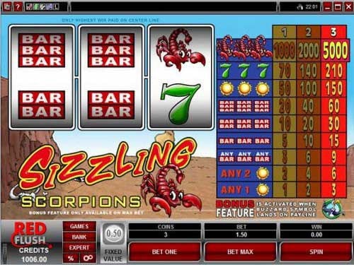 Sizzling Scorpions Slot