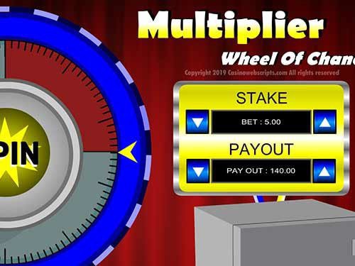 Multiplier Wheel Game by CasinoWebScripts
