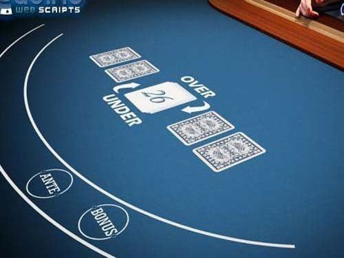 Over Or Under 26 Joker 3D Dealer Game by CasinoWebScripts