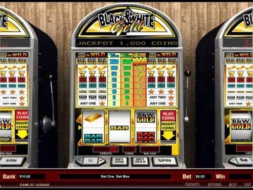 Black and White Gold Slot