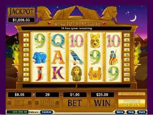 King Tut's Treasure Slot by Real Time Gaming