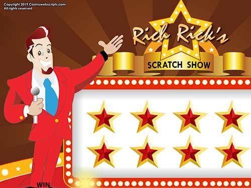 Rich Rick Scratch Show Game by CasinoWebScripts