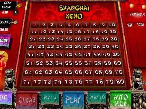 Shanghai Keno 80 Game by CasinoWebScripts