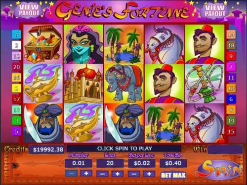 Genie's Fortune Slot by Soft Magic Dice