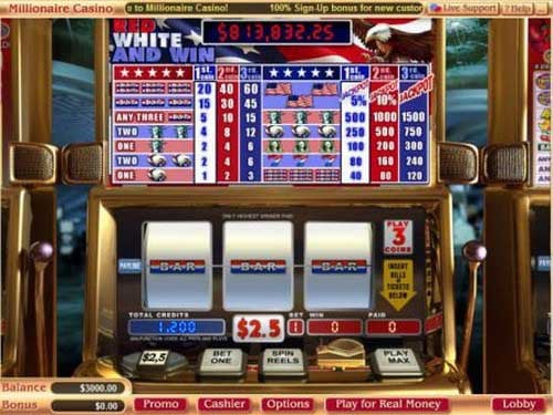 Red White and Win Slot