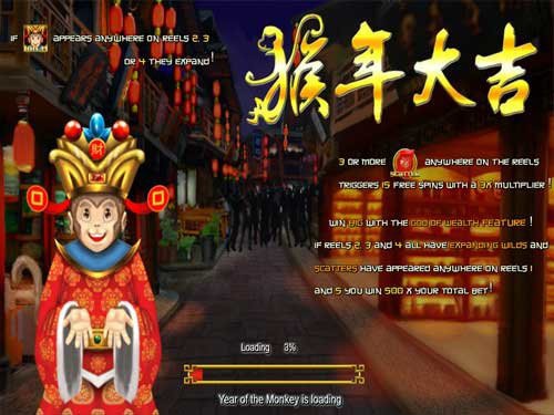 Year Of The Monkey Slot by TopTrendGaming