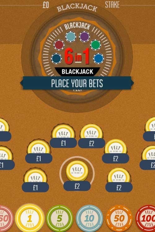 6 in 1 Blackjack