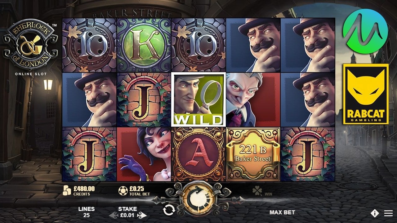 Sherlock Of London - Uncover The Secret of Wild Slots Entertainment