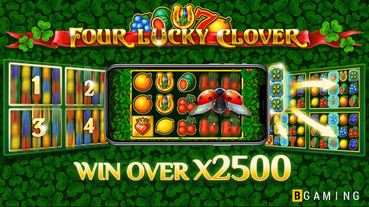 Good Fortune Abounds On The Reels Of Four Lucky Clover Slot by BGaming