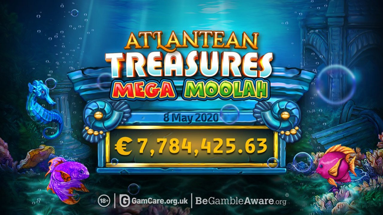 Atlantean Treasures Player Lands €7.7 Million Mega Moolah Jackpot Win