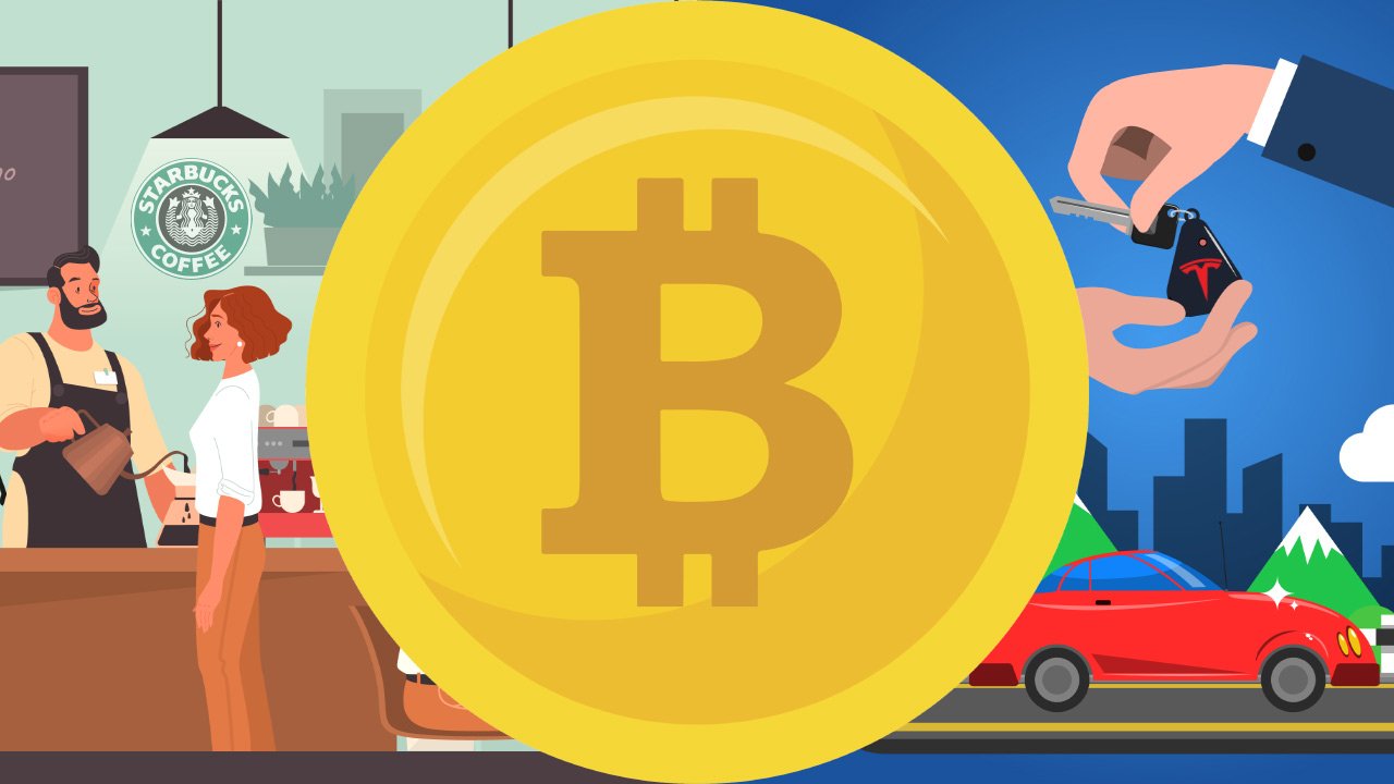 Want Starbucks Coffee or a Tesla? Buy It with Bitcoin