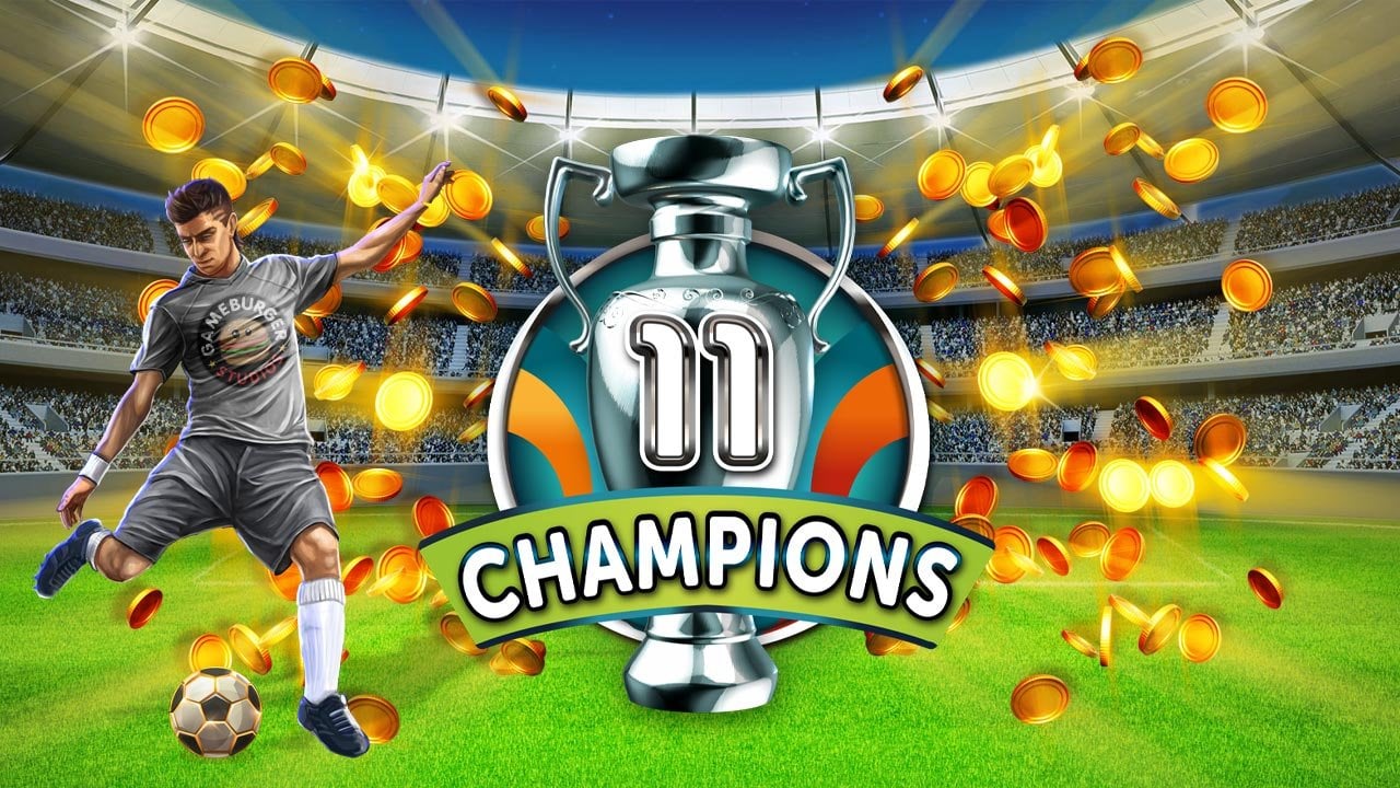 Strike Hard and Score Big with 11 Champions Slot by Gameburger Studios