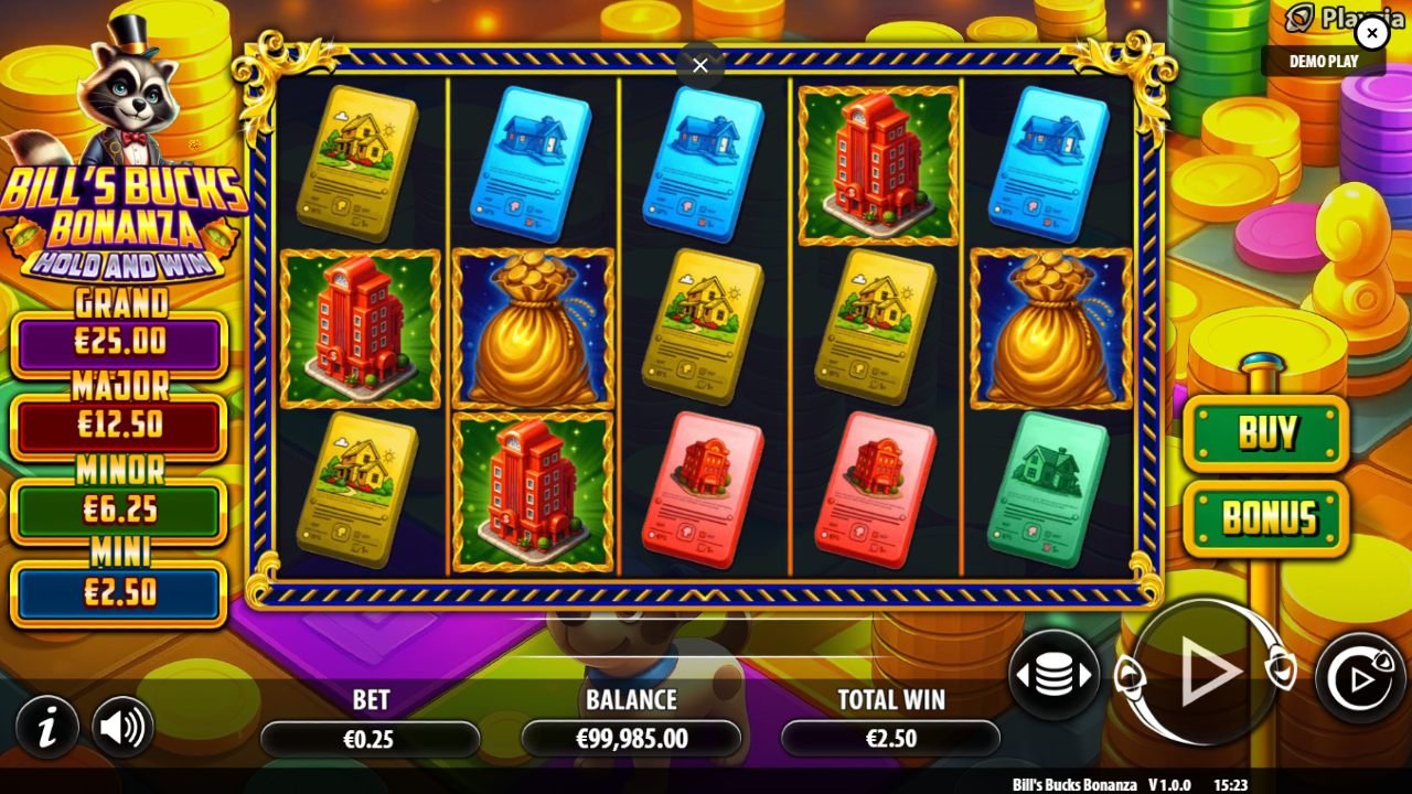 Bill's Bucks Bonanza Hold and Win Slot