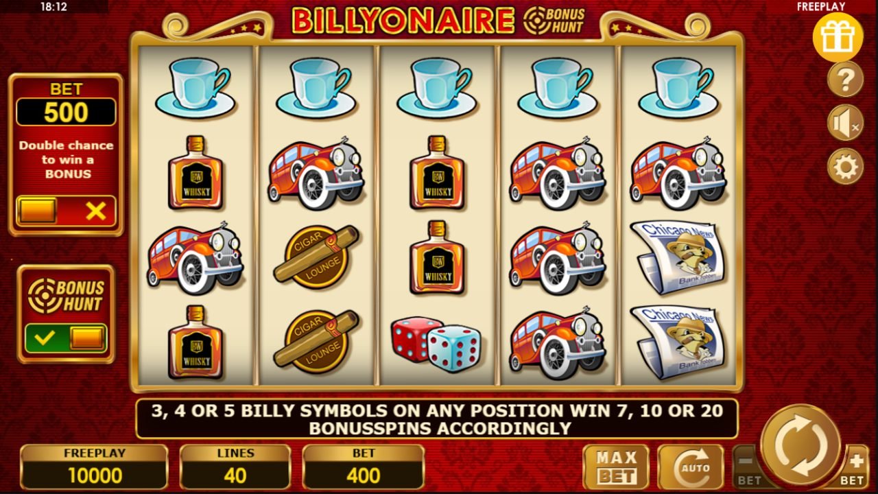 Billyonaire Bonus Hunt Slot