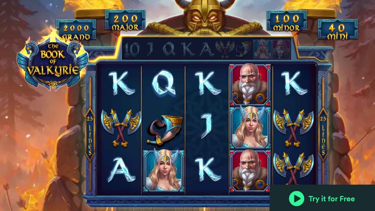 Book of Valkyrie Slot by Zillion Games
