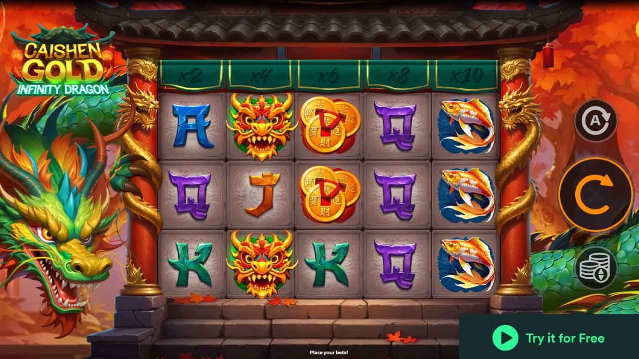 Caishen Gold Infinity Dragon Slot by Mancala Gaming