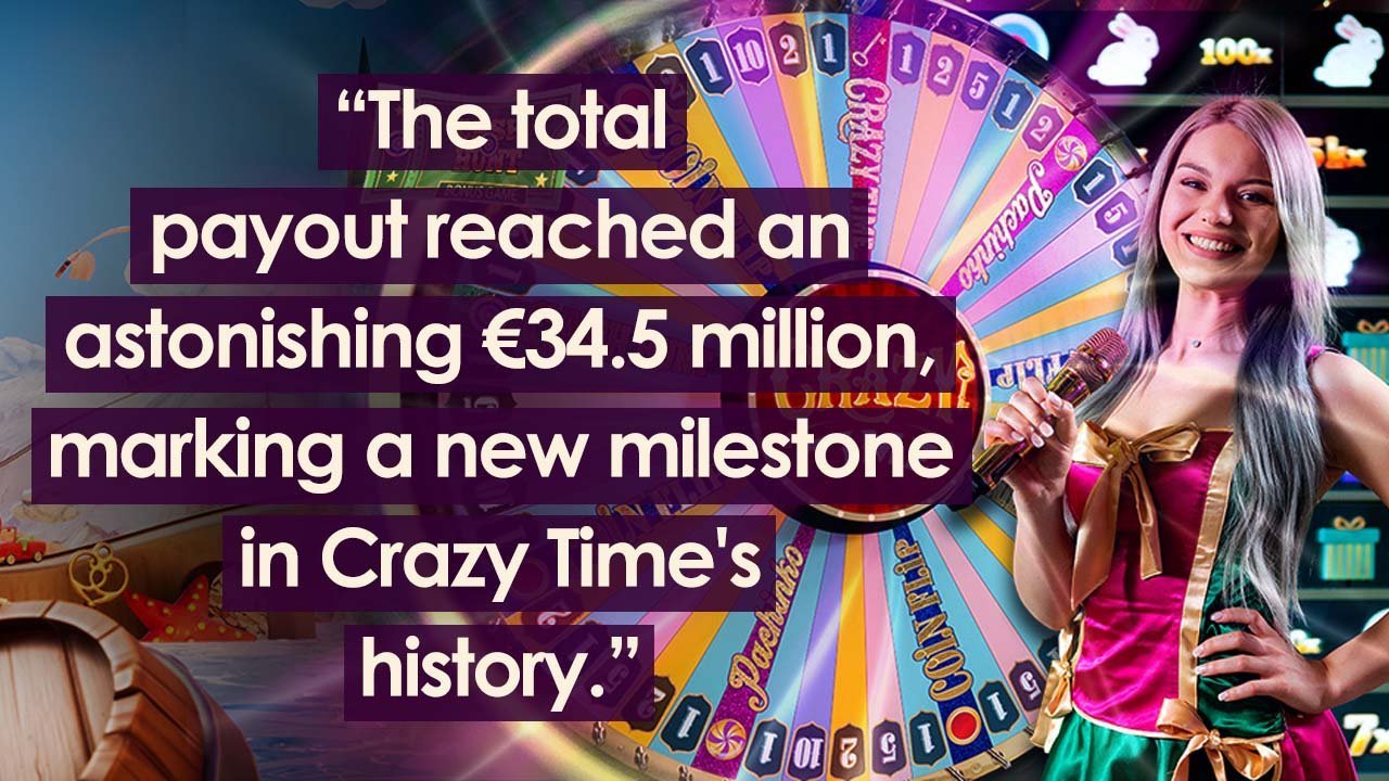Historic €34.5 Million Crazy Time Pachinko Jackpot Win