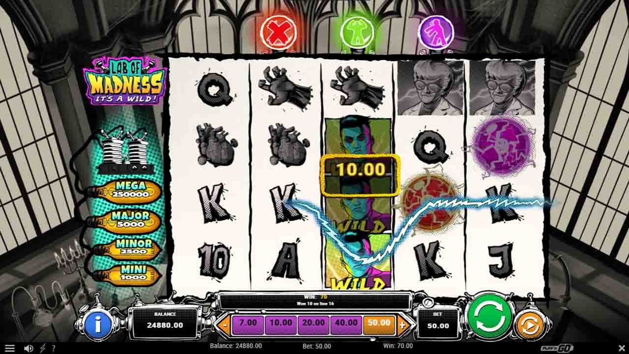 Lab of Madness It's A-Wild by Play’n GO