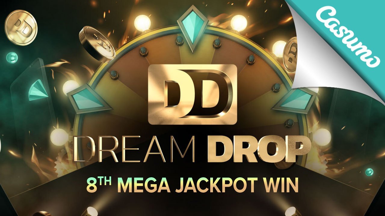 Lucky Casumo Casino Fan Claims 8th Dream Drop Mega Progressive Jackpot