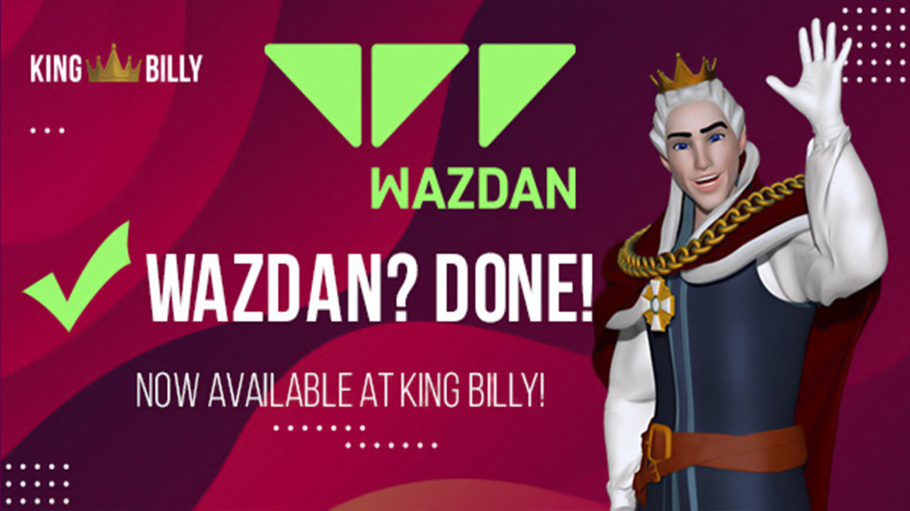 King Billy Casino Expands to Add Wazdan Games