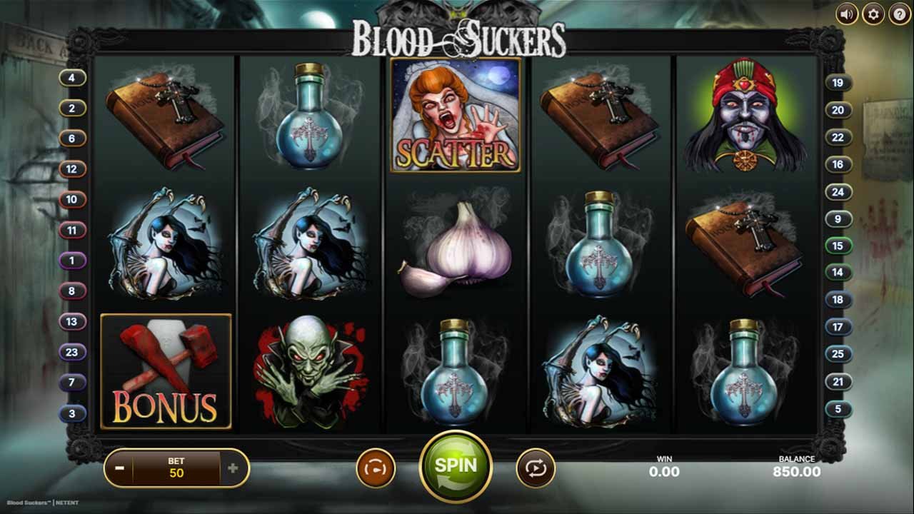 Blood Suckers slot by Netent