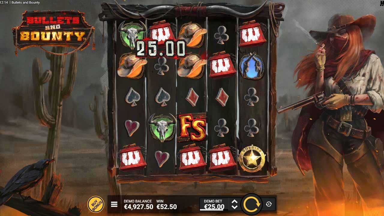 bullets and bounty slot