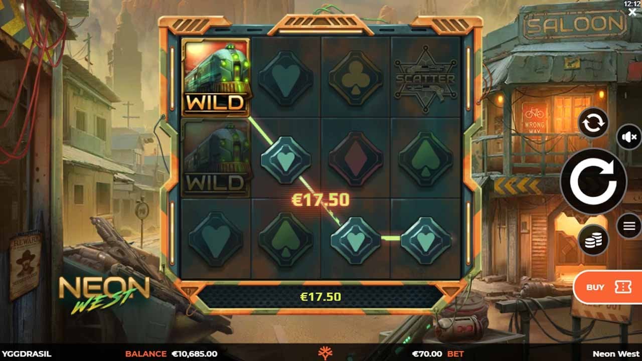neon west slot