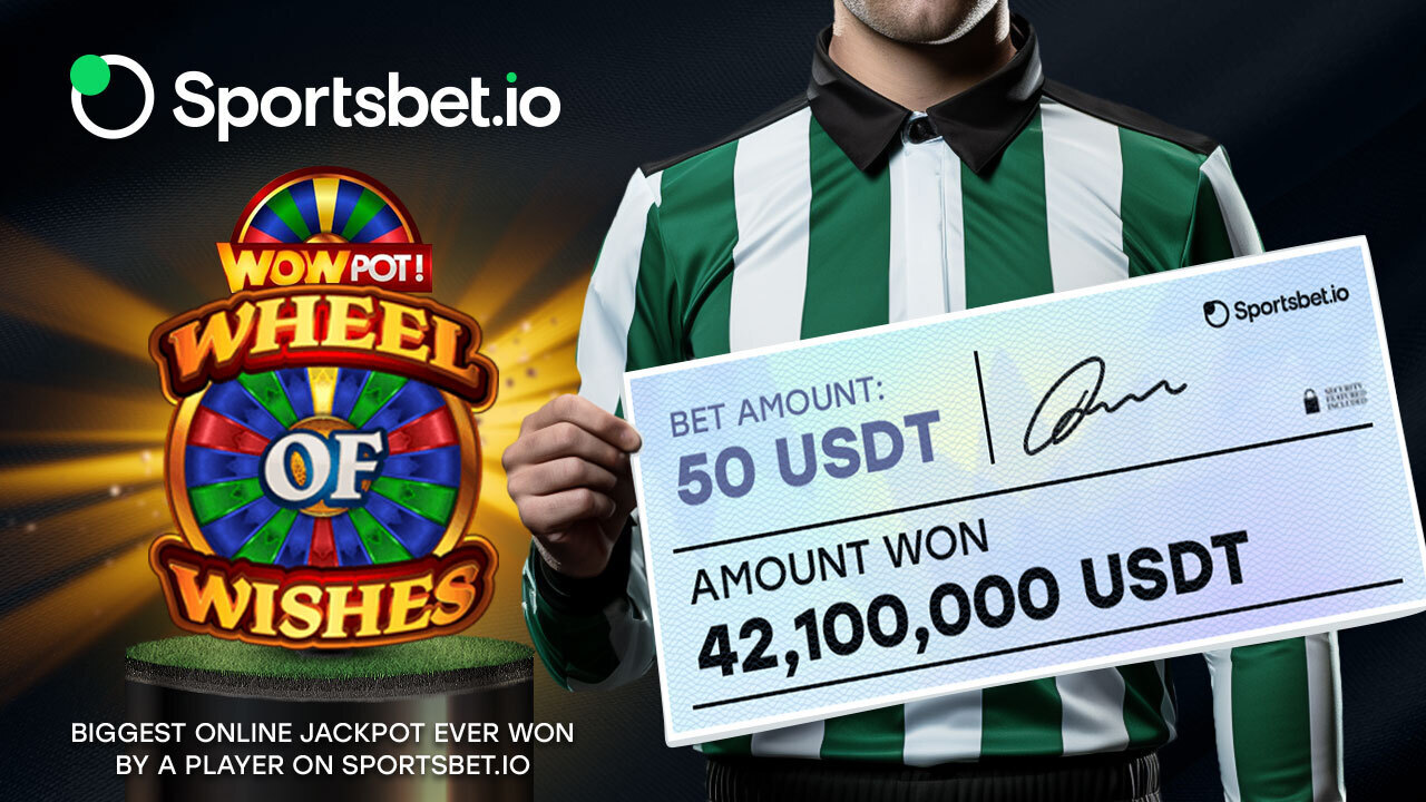 Lucky Player Strikes Gold: Sportsbet.io Player Wins Record-Breaking $42 Million Online Slots Jackpot.