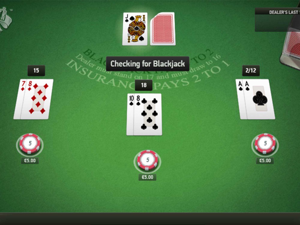 jogo de cartas em ingles blackjack