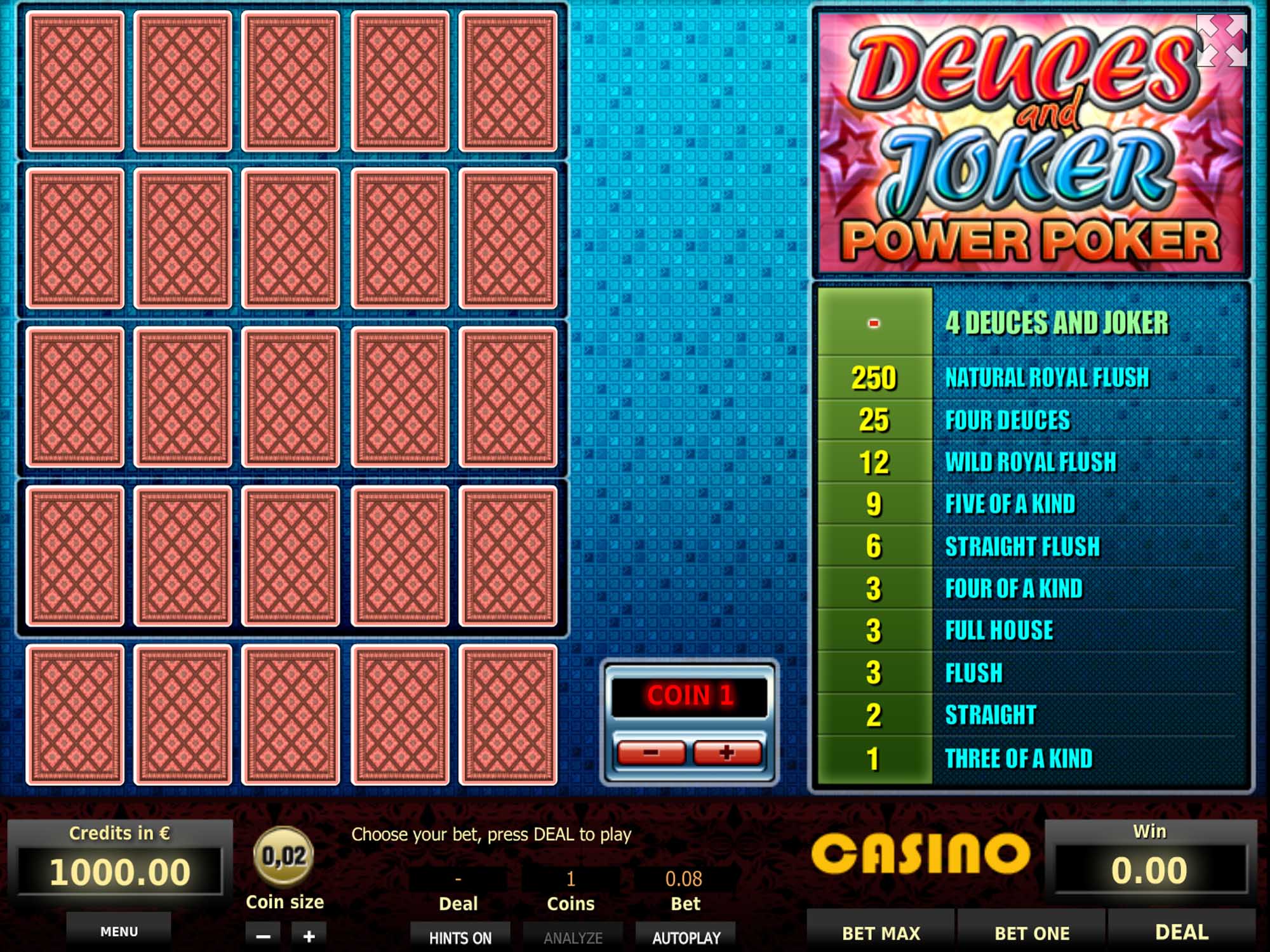 4 Deuces Poker 4 Deuces Poker
