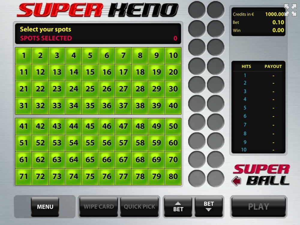 Super keno Super keno