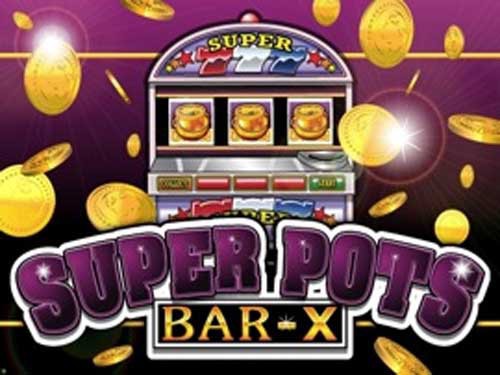 Superpots Bar-X Game Logo