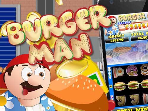 Burger Man Game Logo