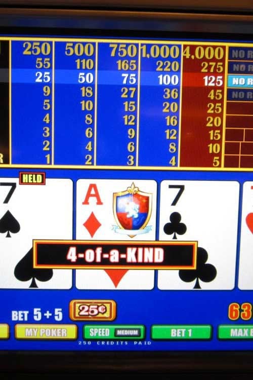 Four of a Kind Video Poker