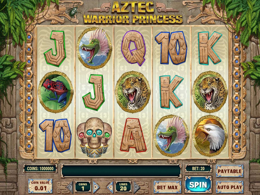 Aztec warrior slot game