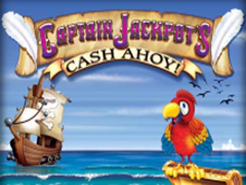 Captain Jackpot's Cash Ahoy Game Logo