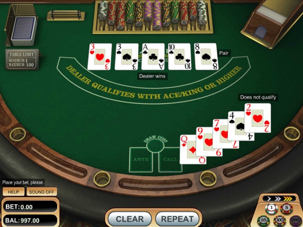 Oasis Poker screenshot