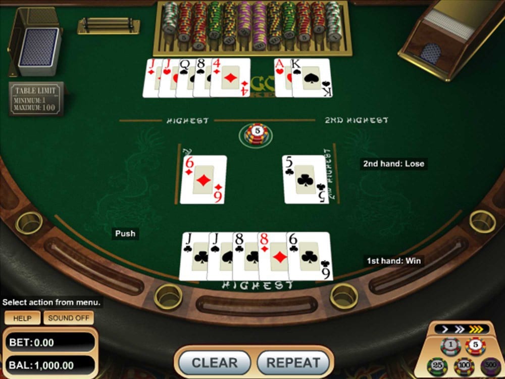 Pai Gow Poker Game Screenshot