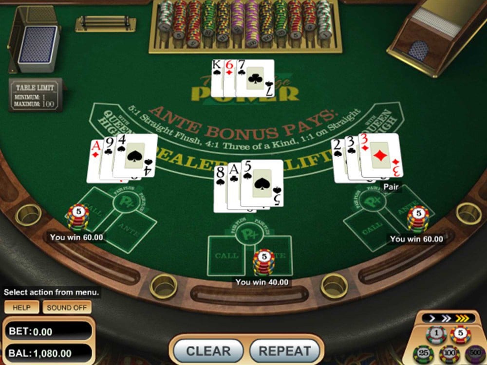 Triple Edge Poker screenshot