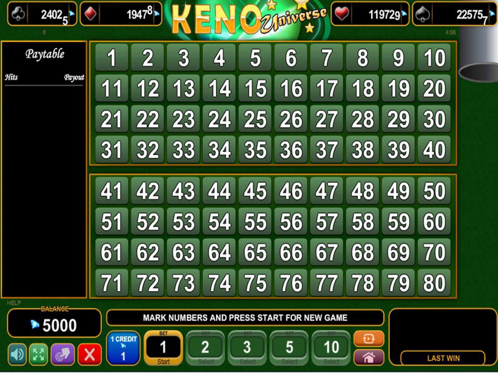 Keno Universe by Interactive GamblersPick