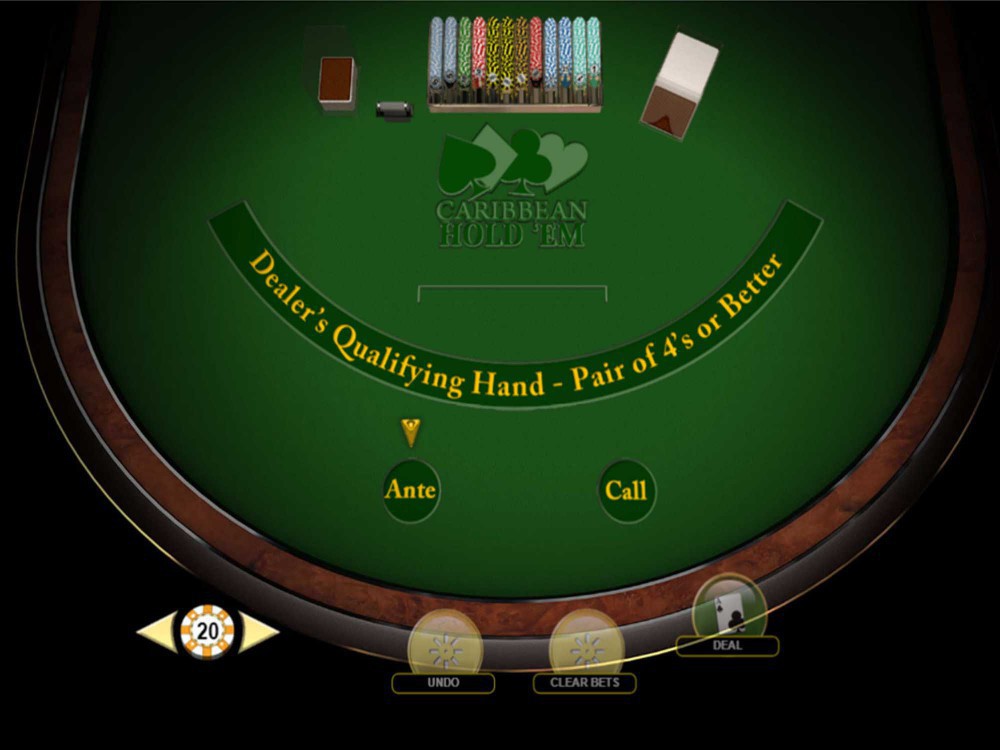 Caribbean Hold'em Game Screenshot