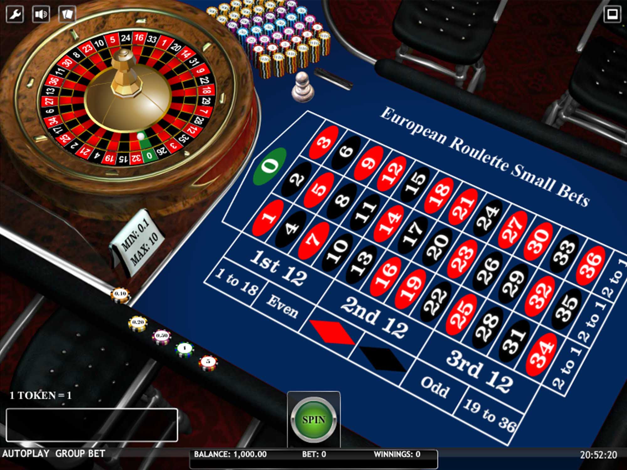 European Roulette Small Bets by iSoftbet GamblersPick