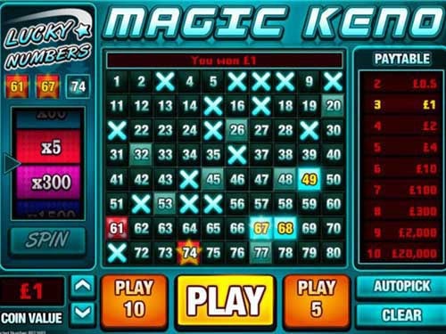Magic Keno Game Logo