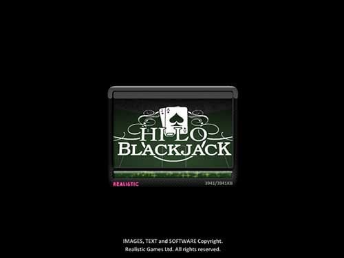 Hi lo Black Jack Game Logo