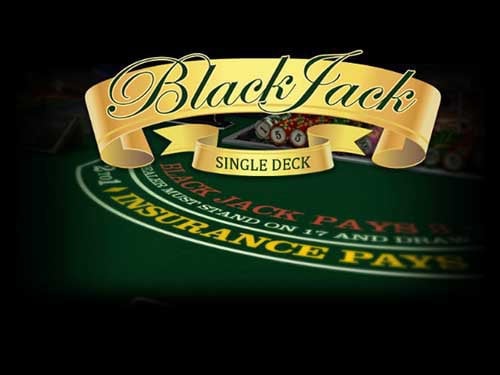 Single Deck Blackjack Game Logo