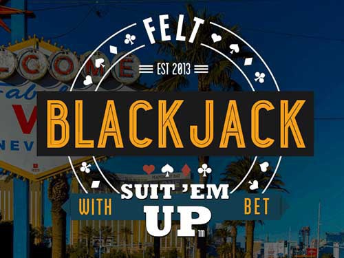 Blackjack Suit'em Up Game Logo